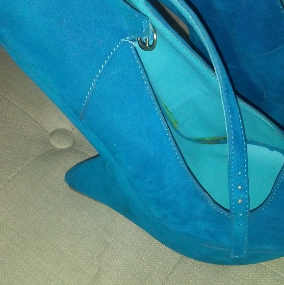 Women suede platform wedges - Picture 4 of 4