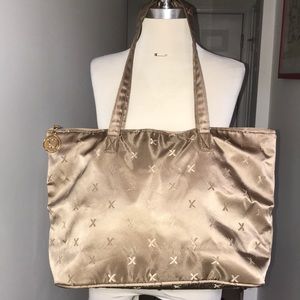 Vintage Paloma Picasso Champagne Nylon Tote 😘