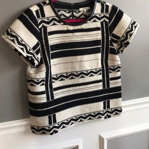 Aztec print Madewell top!