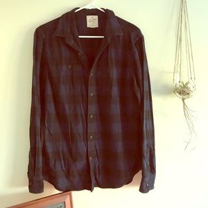 AEO Blue flannel