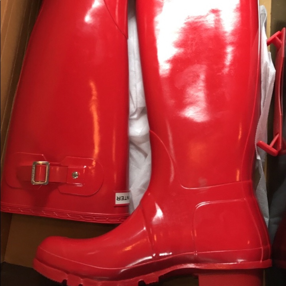 TALL RED HUNTER BOOTS