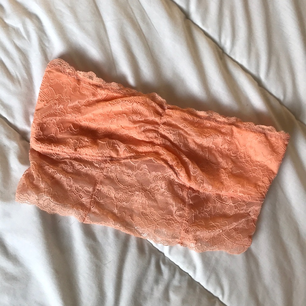 Peach bralette | No straps