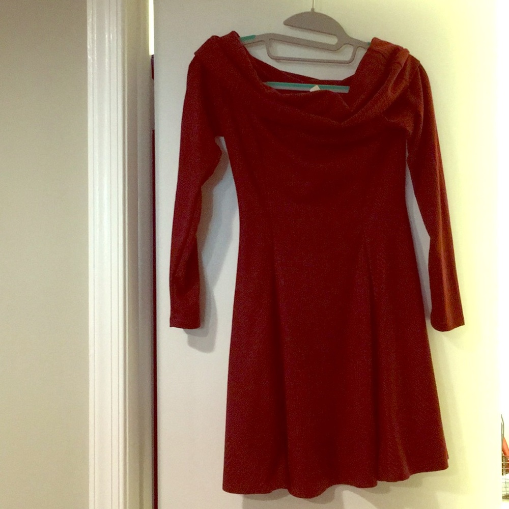 Off the shoulder sweater dress