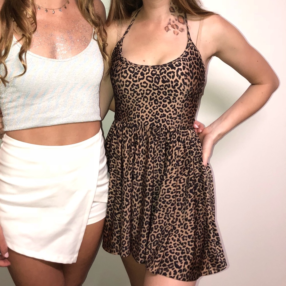 Leopard print dress