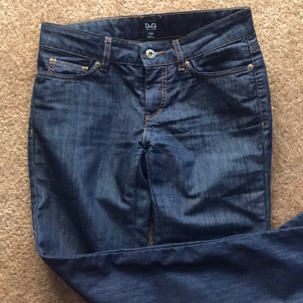 D&G Dolce Gabbana dark denim skinny jeans size 24