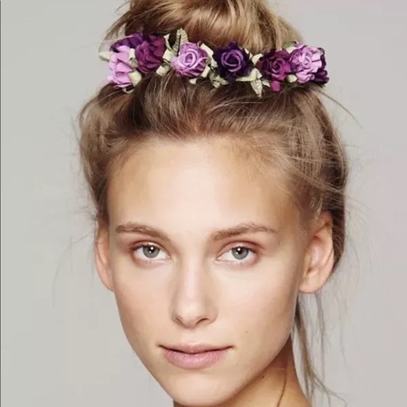 Free People Accessories Bun Flower Crown Poshmark