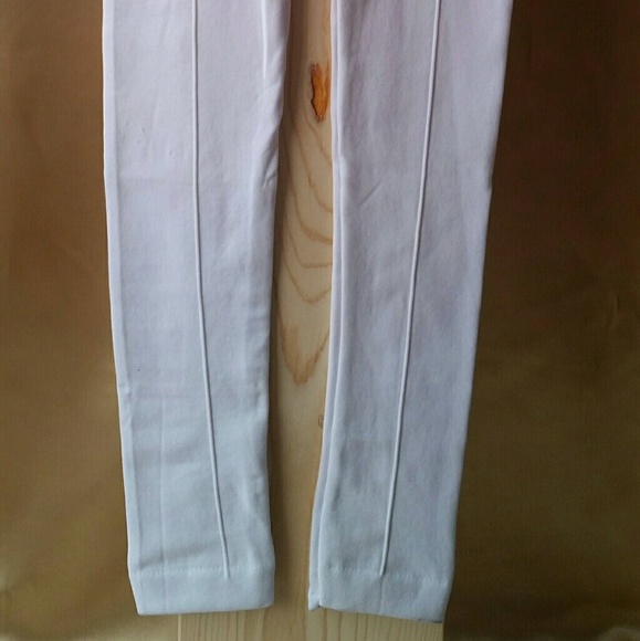 Silver Juniors Women's White w/ Gold Leggings - Picture 2 of 5