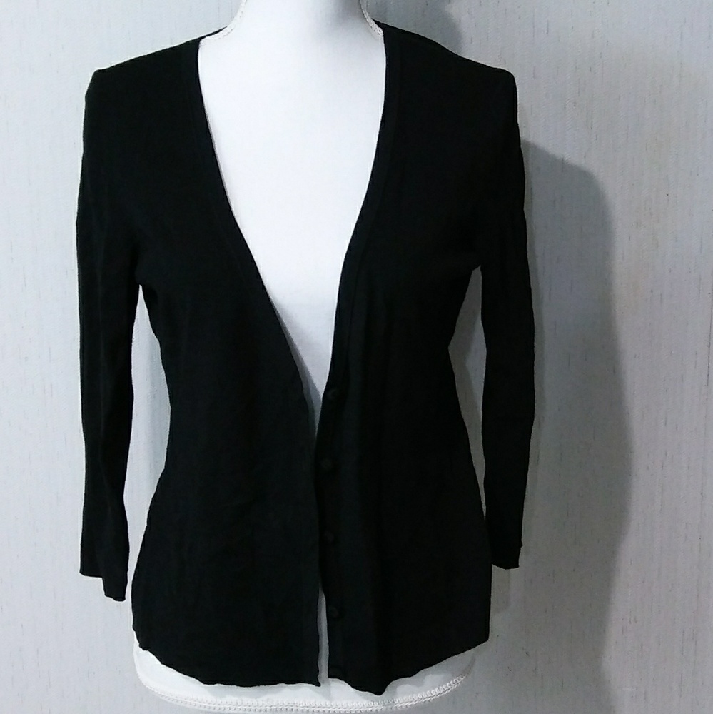 Ann Taylor LOFT Black Cardigan