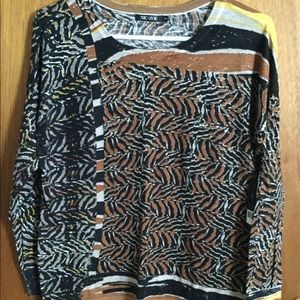 Animal print sweater