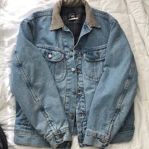 Lee Denim Jacket With Lining and Corduroy Collar