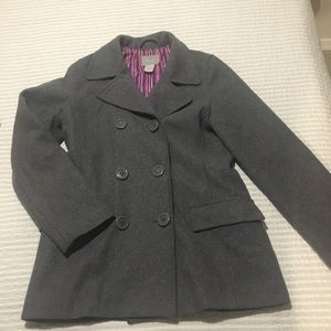 Delia’s Grey Peacoat