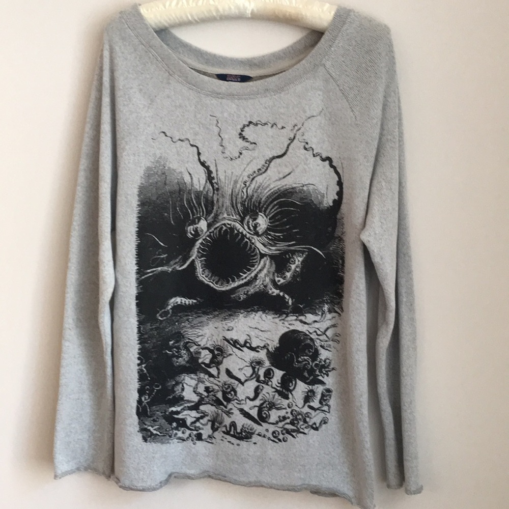 Artsy sweatshirt from The Flying Fish in Cape May.