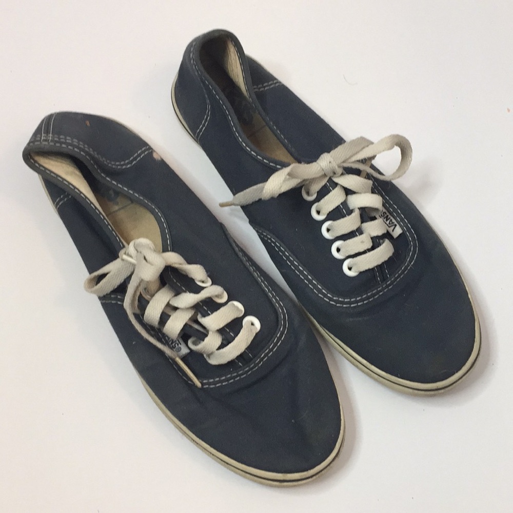 Vans skate sneakers navy blue