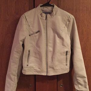 Leather jacket (not real leather)