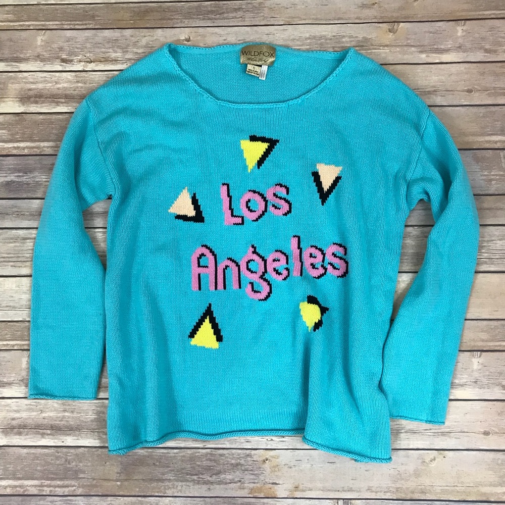 WILDFOX White Label Los Angeles Knitted Sweater