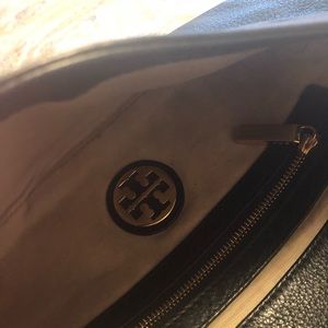 Tory Burch Convertible Black leather clutch