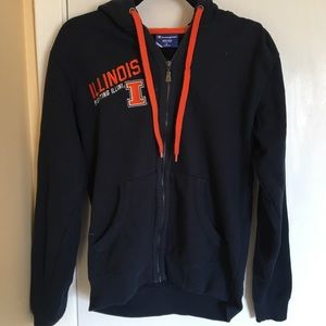 U of ILLINOIS Zip Up Hoodie