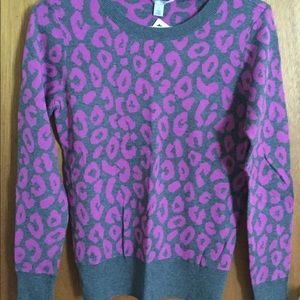 Leopard print sweater