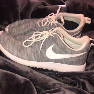Grey Nike Running Shoes