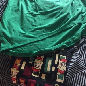 Brand New LuLaroe Irma XL & Santa TC Leggings