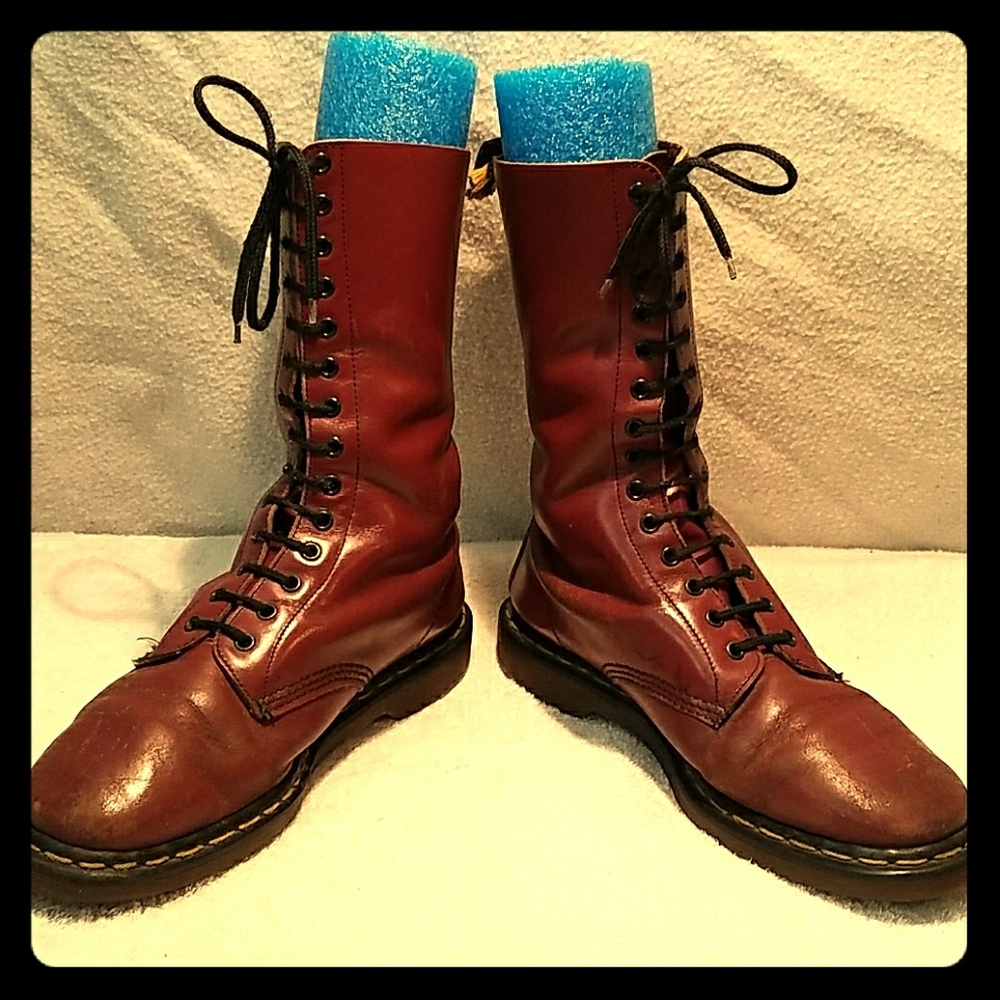 Dr. Martens Oxblood 14 Eye Boots US 11