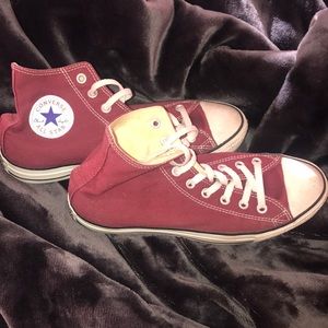 Maroon Converse