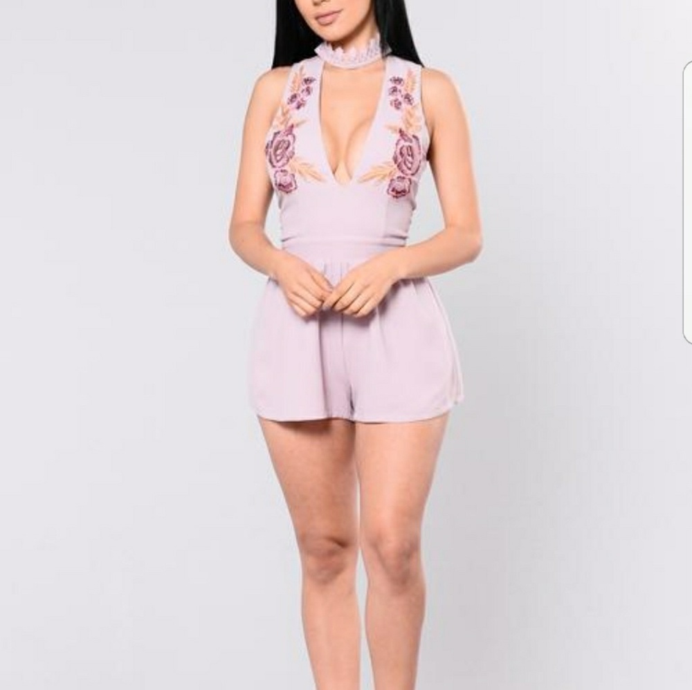 SOLD* Fashion Nova Lavender Romper