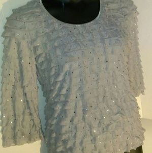 💎Gorgeous Sparkly Layered Top!💎