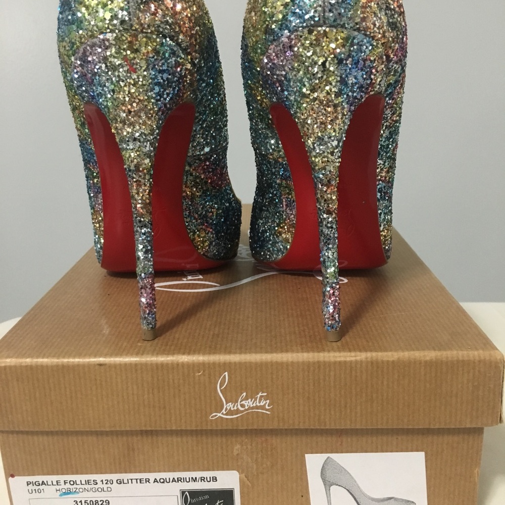 Christian Louboutin Glitter Pigalle Follies - Picture 2 of 5