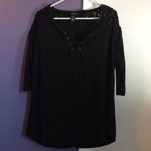 Black long sleeve shirt