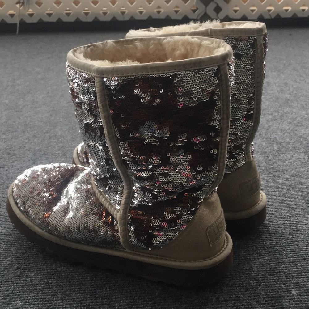 Champagne Sequin Uggs