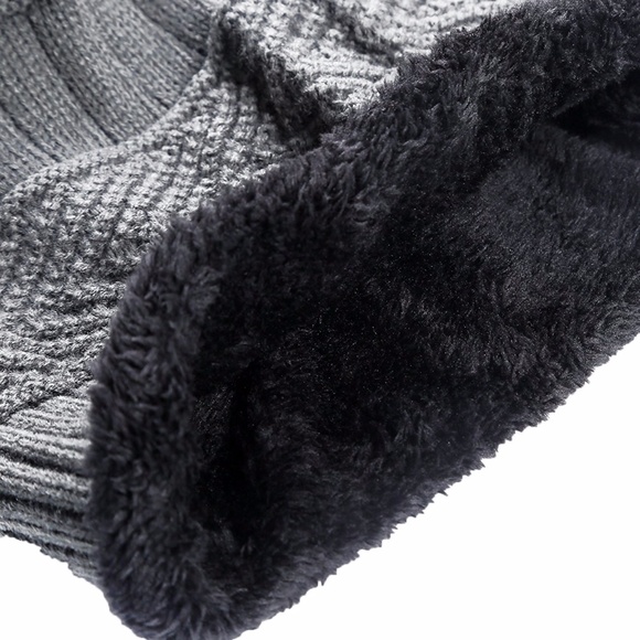 Winter Knitting Skull Cap Wool Slouchy Beanie Hat - Picture 4 of 5