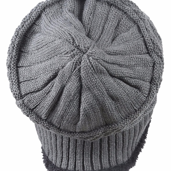 Winter Knitting Skull Cap Wool Slouchy Beanie Hat - Picture 3 of 5