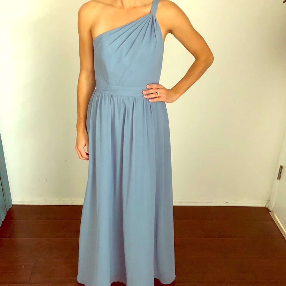 Alfred Angelo One Shoulder Bridesmaid Dress