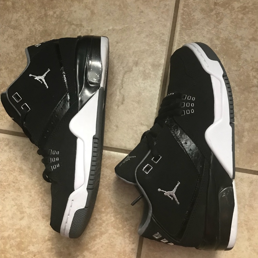 FIRM Black Gray suede Jordan’s