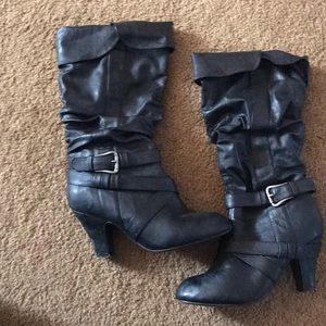 Black Heeled Boots