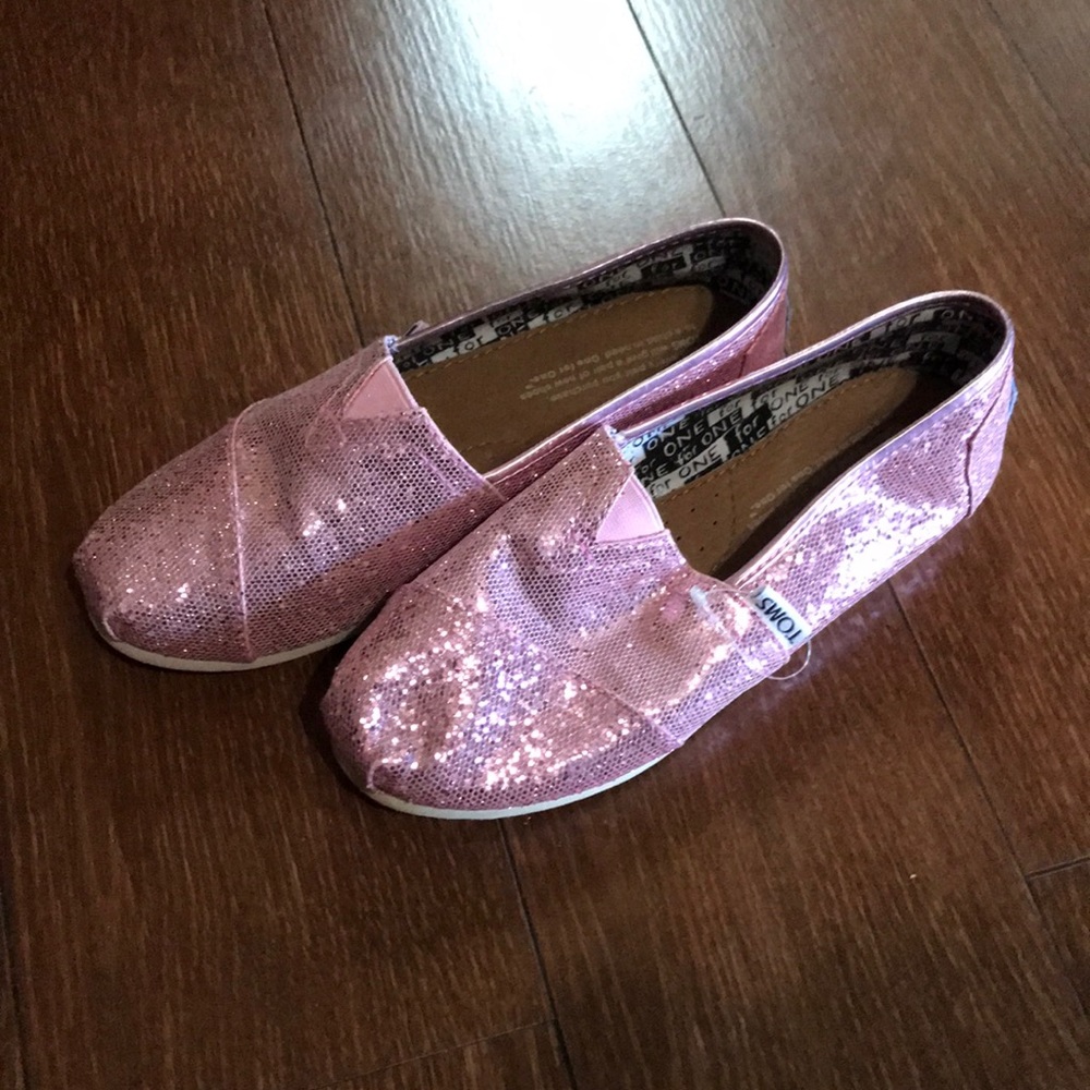 Girls Glitter Toms