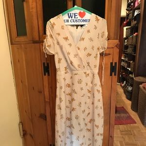 Madewell size 2 floral maxi wrap dress