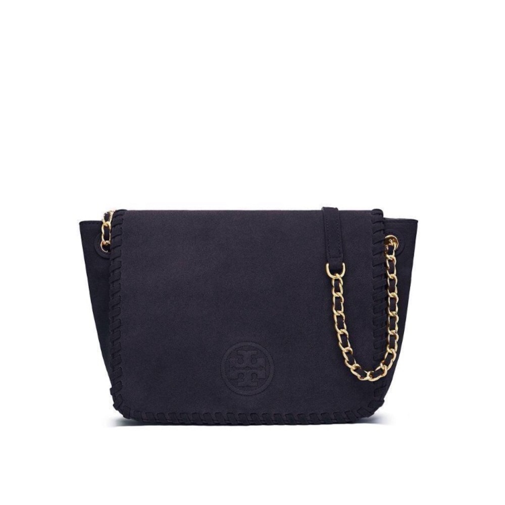 Tory Burch Suede Marion Bag