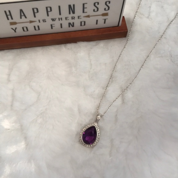 Purple pendant necklace 🌹 - Picture 3 of 5