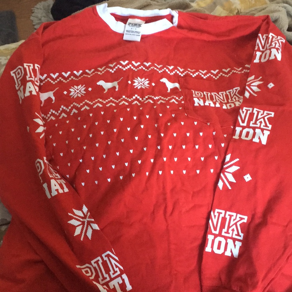 PINK nation Christmas long sleeve