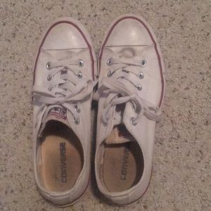 White low top converse