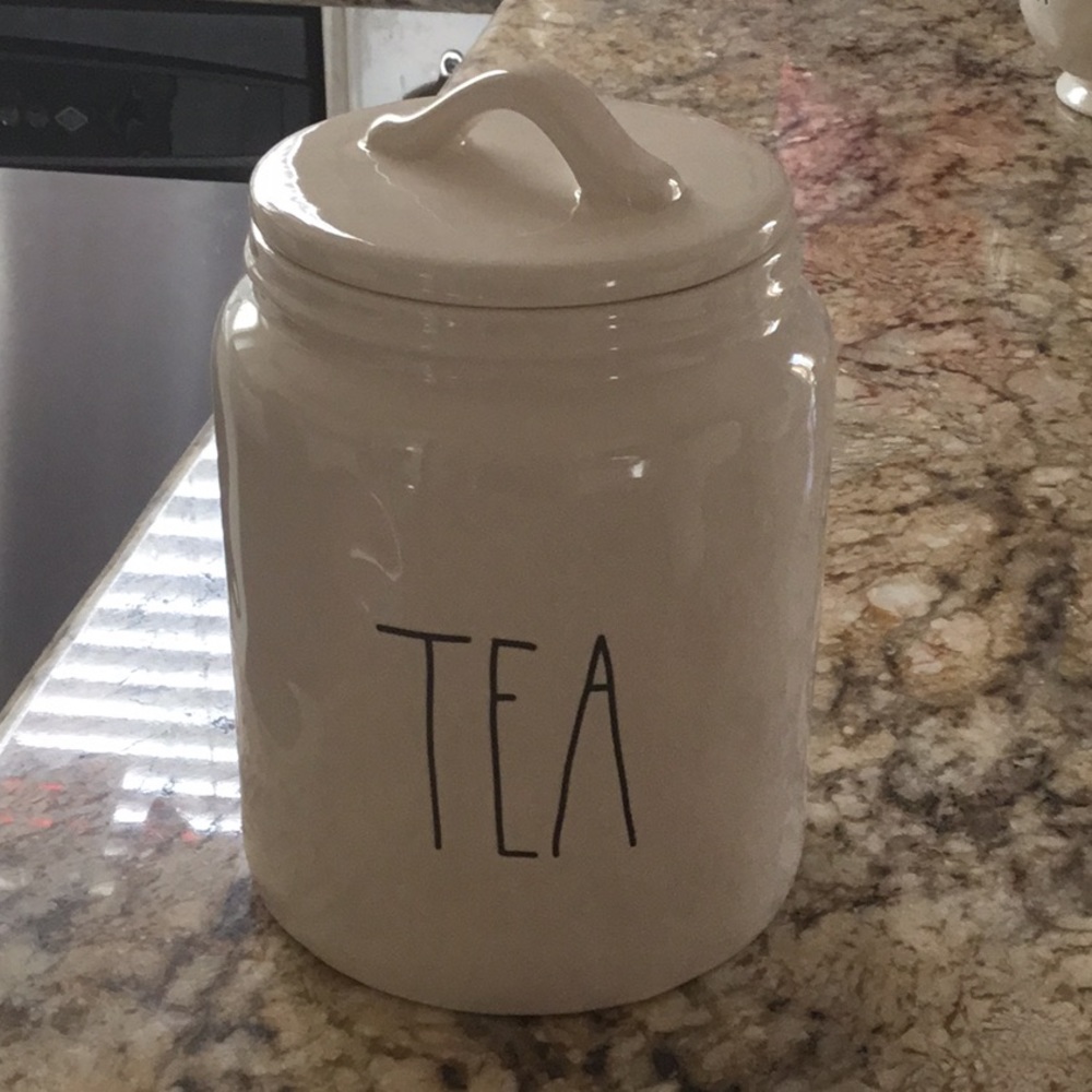 Rae Dunn tea canister