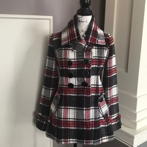 ❄️Like NEW Plaid women's coat size S ❄️