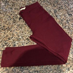 Ci Sono Maroon Jeggings