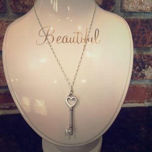 Tiffany & Co key to your heart necklace