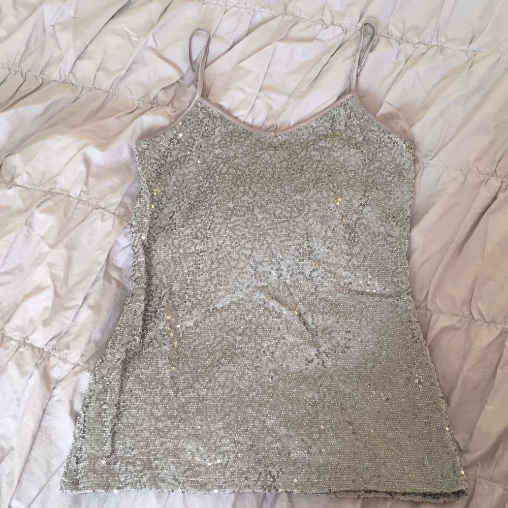 Express Sequin Tank