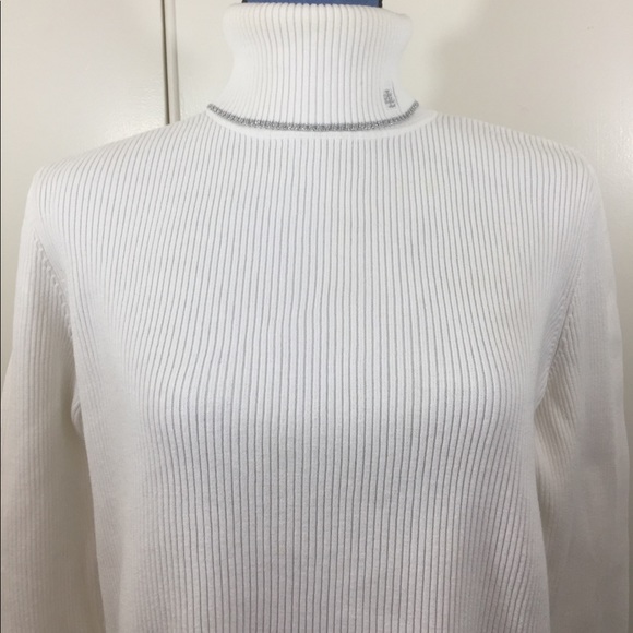 white ralph lauren turtleneck