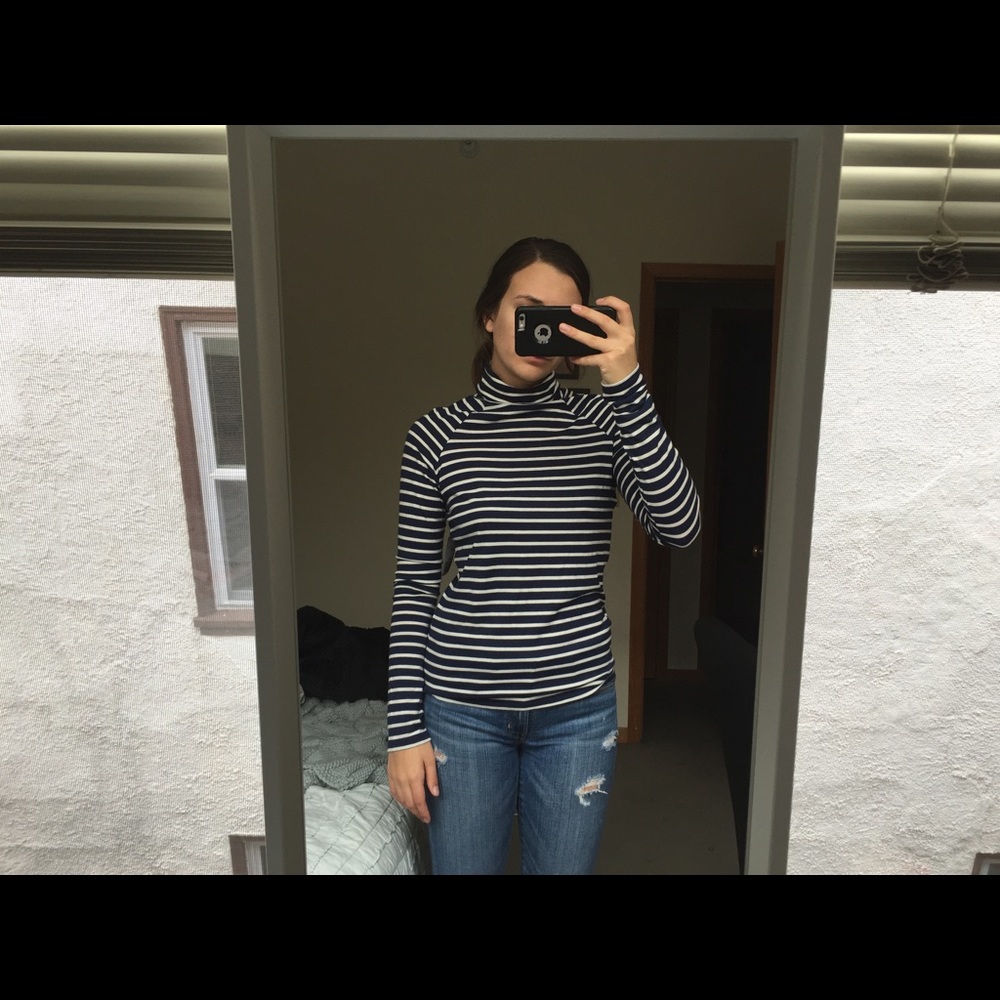 NWT Forever 21 Striped Turtleneck