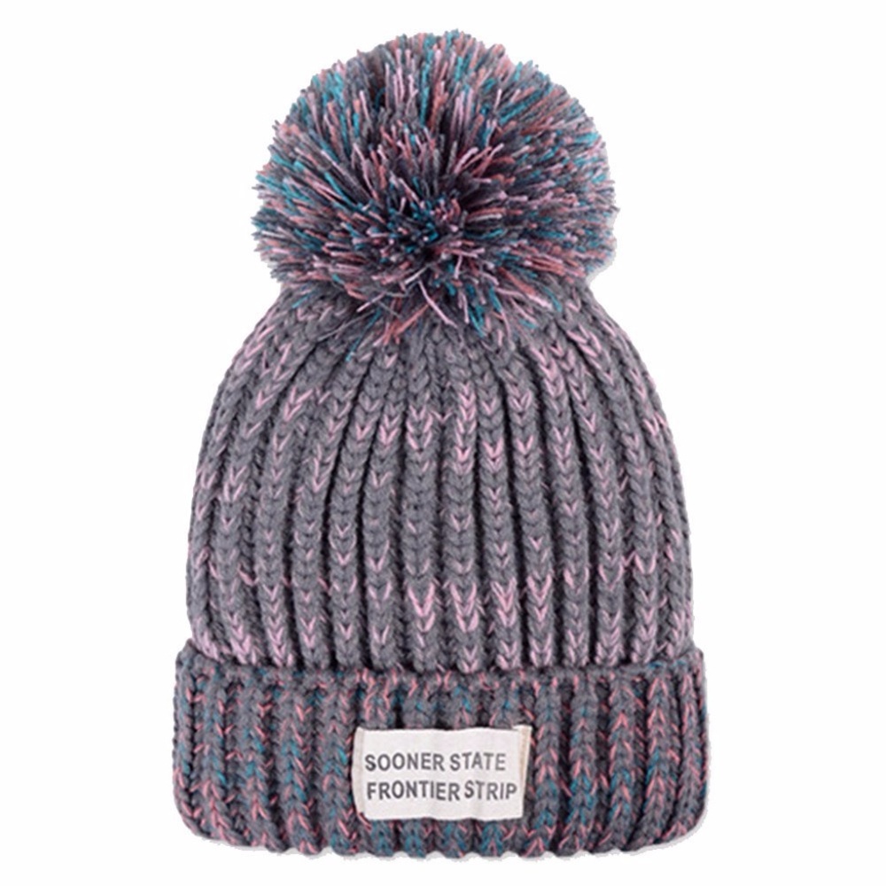 NEW Women Wool Pom Pom Hat - Picture 2 of 4